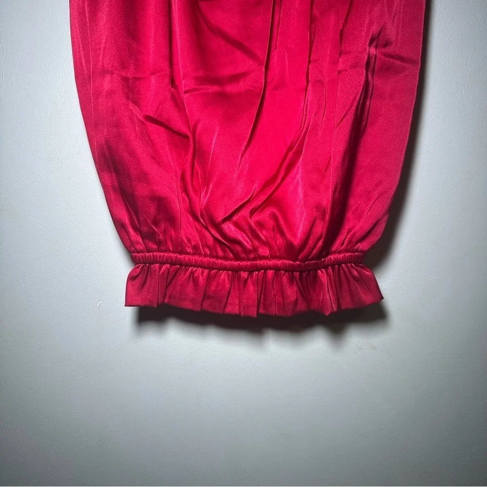 Isobella & Chloe Red Bow Gown Dress Newborn Christmas Festive